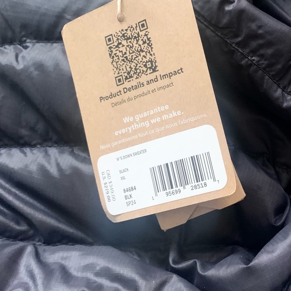 PATAGONIA NEW Women's Down Jacket, black - Picture 10 of 10